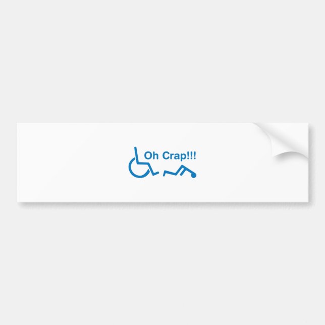 oh Mist Autoaufkleber (Vorne)