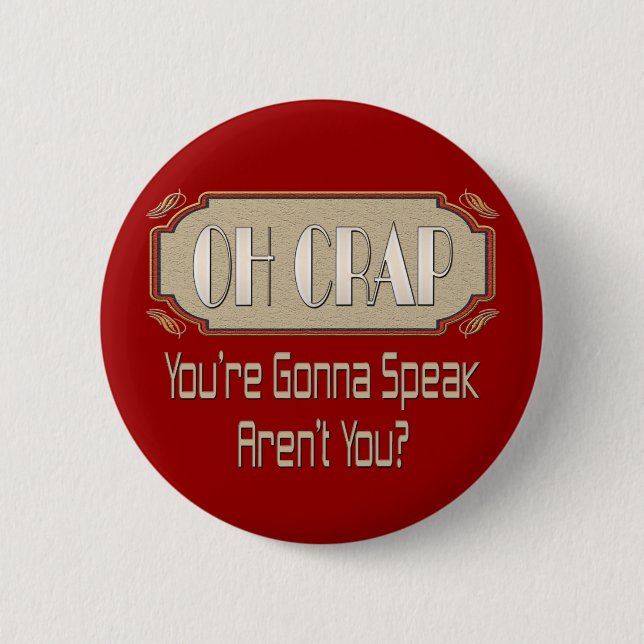 Oh Mist Button (Vorderseite)