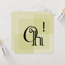 Oh! Moderne expressive Typografie, Jeder Anlass