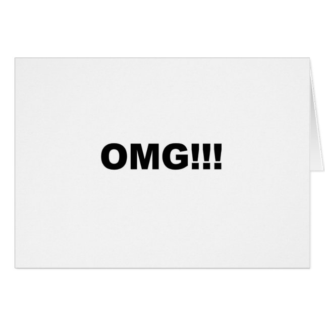 Oh mon Dieu ! ! ! (Devant horizontal)