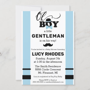 Oh mon Dieu ! Invitation baby shower