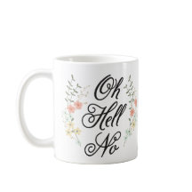 Oh mon Dieu, pas de tasse florale