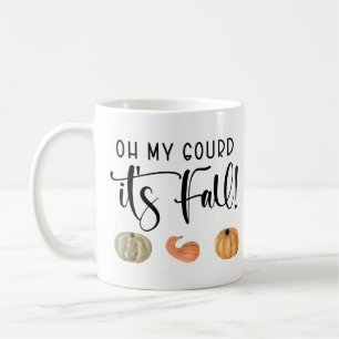 Oh My Gourd C'est Chute Citrouille café Mug