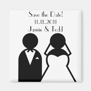 OH NEIN? Braut und Bräuche Save the Date Magnet