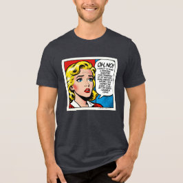 Oh Nein Female - Unisex Tri-Blend Shirt