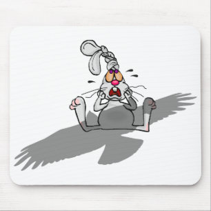 Oh nein! Kaninchen-Cartoon Mousepad
