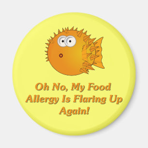 Oh nein, meine Lebensmittelallergie flackert wiede Magnet