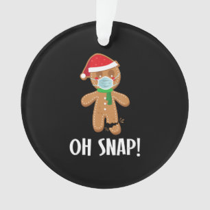 Oh !   Noël pain d'épice homme masque cadeau