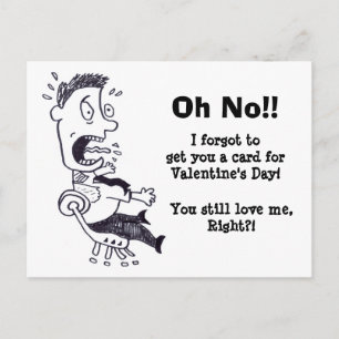 Oh Non J'Ai Oublié Votre Carte Postale Valentine