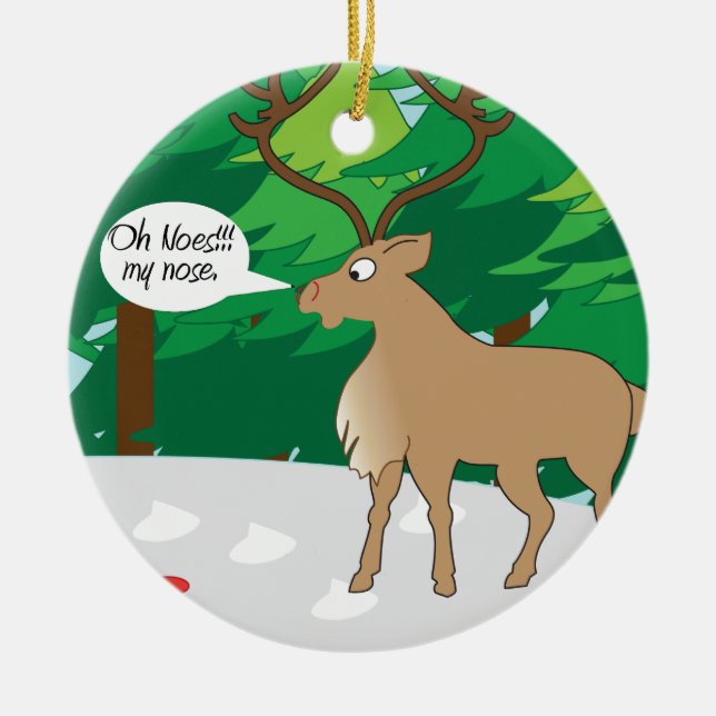 oh non mon ornement de nez (Devant)