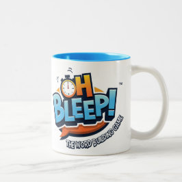 Oh Piepton! Logo-Tasse Zwei-Ton Blau Zweifarbige Tasse