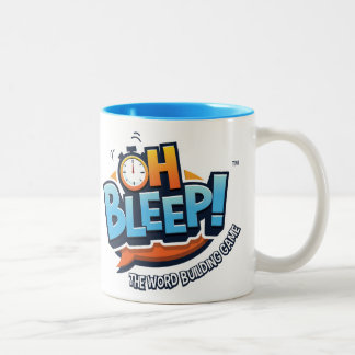 Oh Piepton! Logo-Tasse Zwei-Ton Blau Zweifarbige Tasse