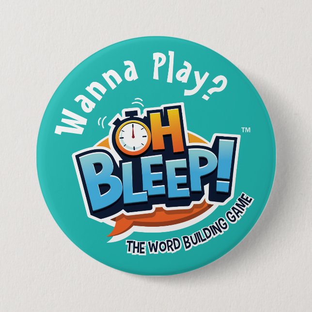 Oh Piepton! Wollen Sie, um Knopf 3" zu spielen Button (Vorderseite)
