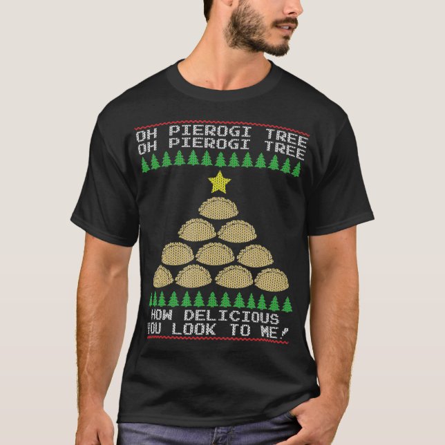 Oh Pierogi Tree T-Shirt (Vorderseite)
