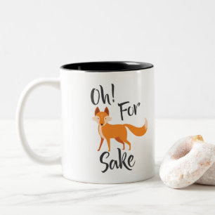 oh pour la tasse de café de saké de renard