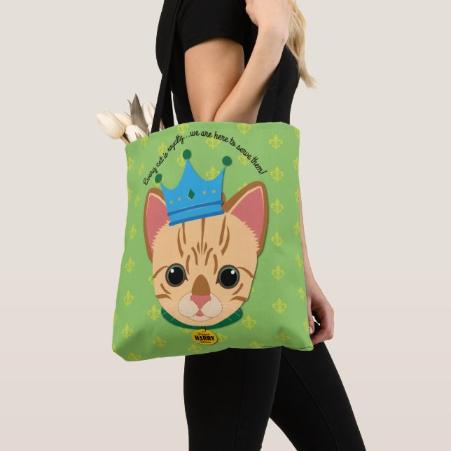Oh Prinz Harry Kitten! Taschentasche Tasche (Von Nahem)