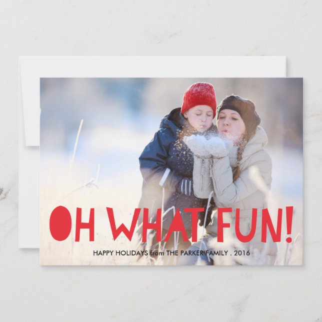 OH QUEL Carte photo Vacances AMUSANT (Devant)