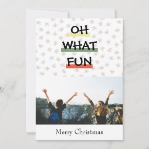 OH QUEL PLAISIR Colorful Carte photo vacances