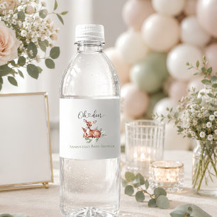 Oh Reh Aquarell florale Babyparty