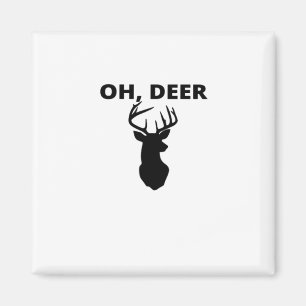 Oh Reh Oh Lieber Whimsischer Kunststil Magnet