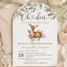 Oh Reh Wasserfarbe Floral Baby Shower 