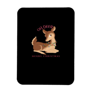 Oh Reh Weihnachten Modernes Design  Magnet
