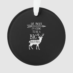 Oh Reh Wird Großer Bruder Weihnachtsankündigung Ornament
