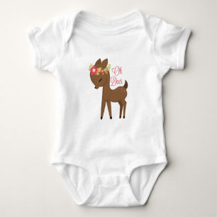 "Oh Rotwild-" Ballettröckchen-Bodysuit Baby Strampler