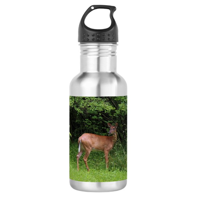 Oh Rotwild! Edelstahlflasche (Vorderseite)