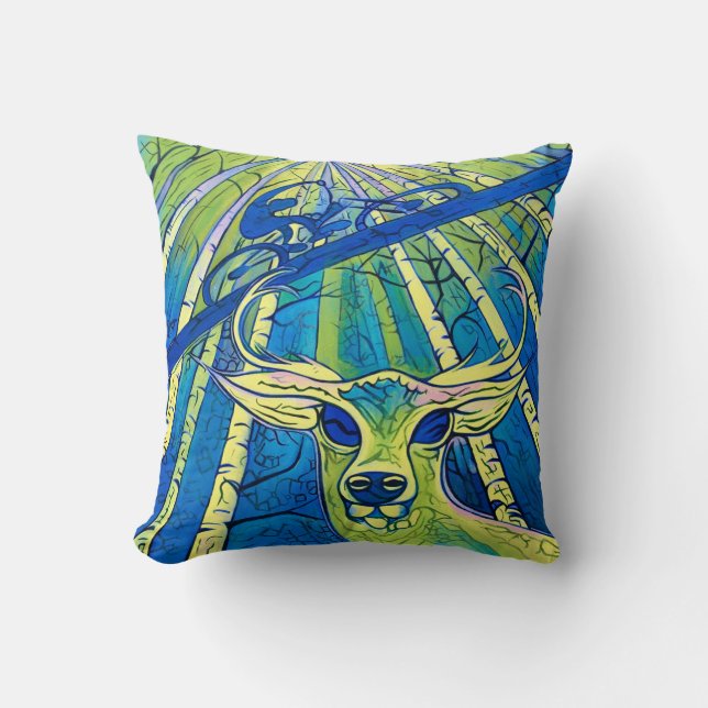 Oh Rotwild Kissen (Vorderseite)