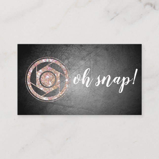 Oh rupture ! Carte de visite de photographe de (Devant)