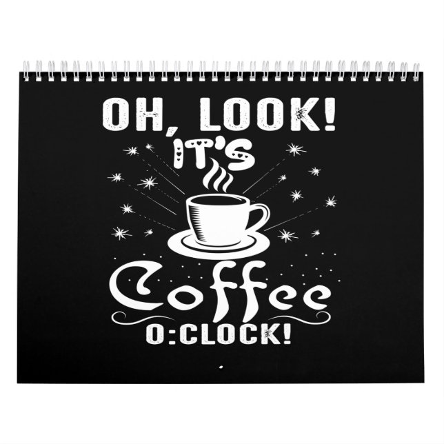 Oh schau mal, es ist Kaffee Uhr Kalender (Titelbild)