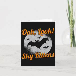 Oh schau Sky Kittens T Halloween Ts Karte