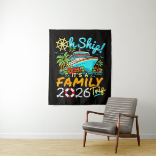Oh Schiff Es ist ein Familientrip 2026 Passende Fa Wandteppich