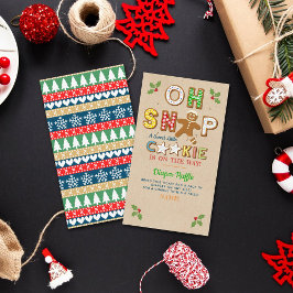 Oh, schläfst! Gingerbrei Cookie Kinderduschmaschin Begleitkarte