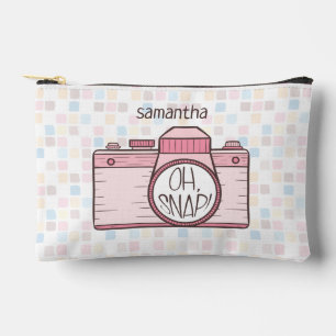 Oh, schläfst! Pink Pastellkamera Zubehörtasche