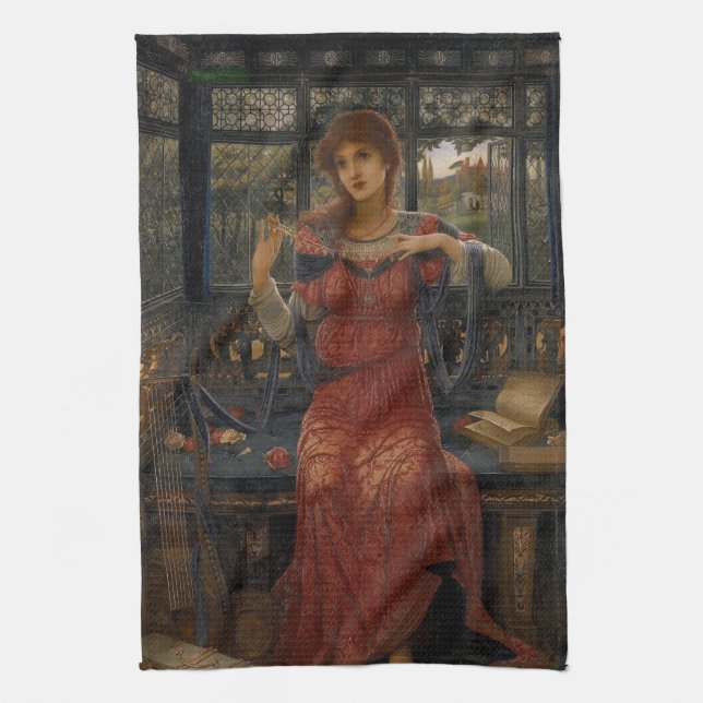 Oh, schlucken, schlucken von John Melhuish Strudwi Geschirrtuch (Vertikal)