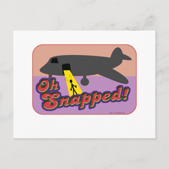 Oh, Schnappschuss! Postkarte (Vorderseite)