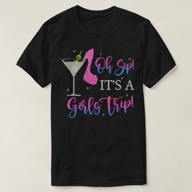 Oh Sip Girls Trip Tshirts für Frauen BESTE FREUNDI (Design vorne)