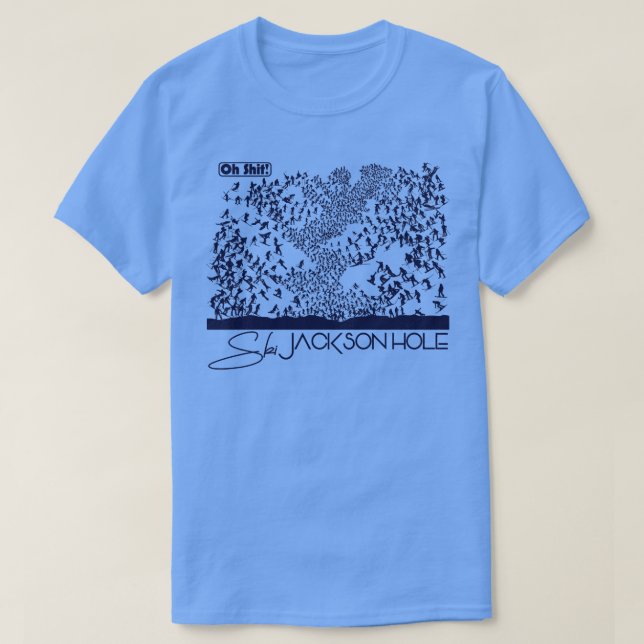 Oh Ski Jackson Hole T-Shirt (Design vorne)