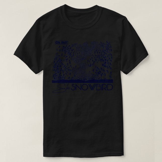 Oh Ski Snowbird T-Shirt (Design vorne)