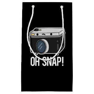 Oh Snap Funny Camera Pub Dark BG Kleine Geschenktüte