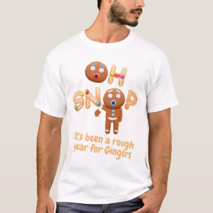 Oh Snap Funny Gingerbrot Mann Weihnachtsmann T - S T-Shirt