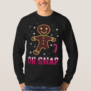 Oh Snap Funny Niedlicher Weihnachtsmann T-Shirt