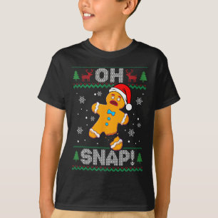 Oh Snap Gingerbread Mann Weihnachtslustig Keks häs T-Shirt