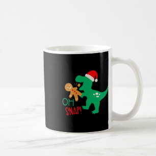 Oh Snap Lebkuchen-Dinosaurier Weihnachtsmann Weihn Kaffeetasse