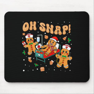 Oh Snap Lebkuchen Krankenschwester Lustige Kranken Mousepad
