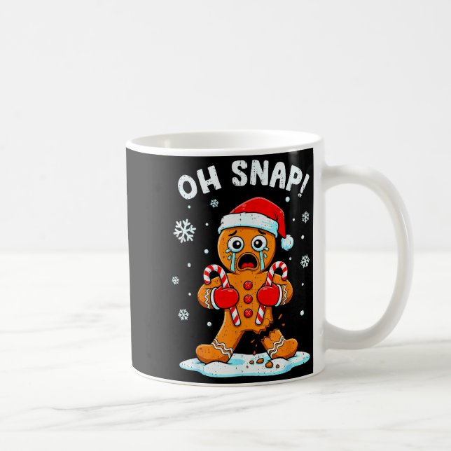 Oh Snap Lebkuchen Weihnachten Xmas Kekse Backen H Kaffeetasse (Rechts)
