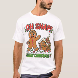 Oh Snap! Lebkuchen-Weihnachts-Shirt Lustiges Fro T-Shirt