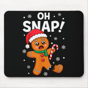 Oh Snap Lebkuchenmann Für Erwachsene Kinder Männer Mousepad